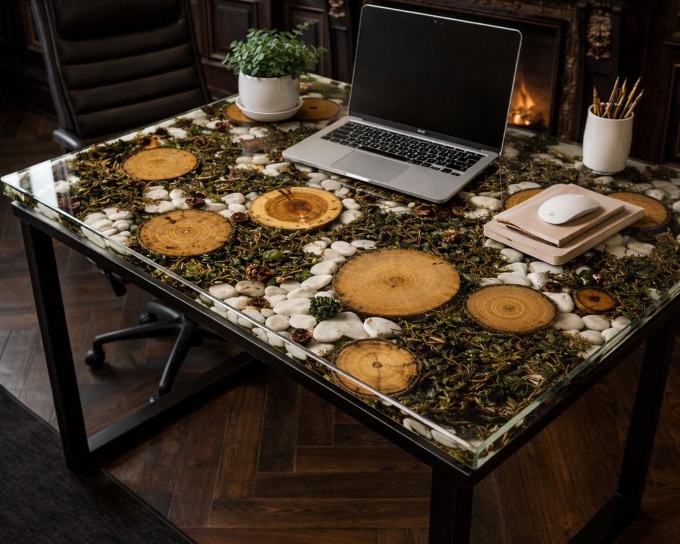 Bespoke by Nature – Custom Natural Wood Desk